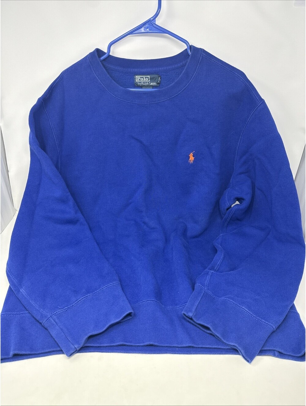 Vintage Polo Ralph Lauren Sweater Men's XL Blue Crewneck Sweater